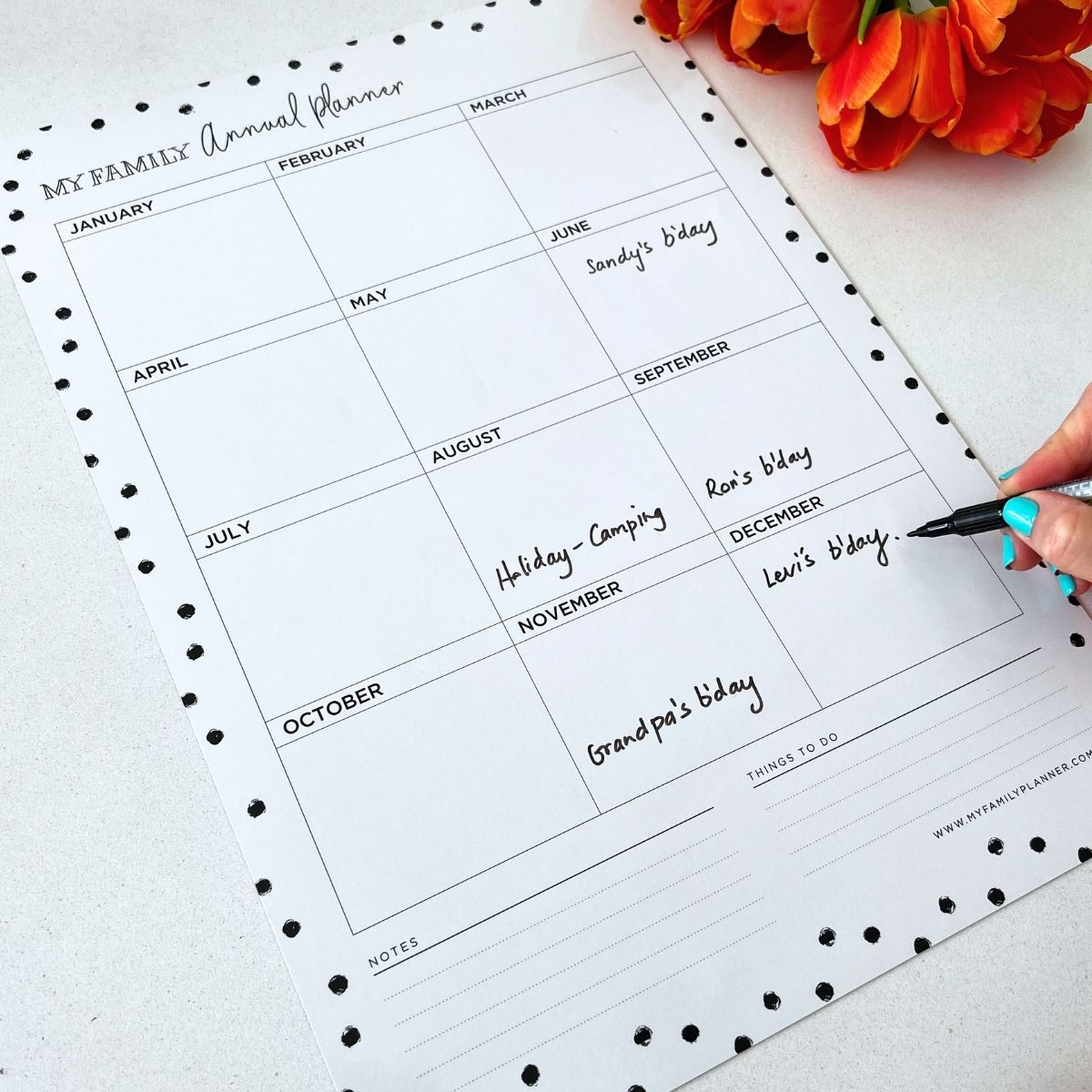 Magnetic Annual Planner