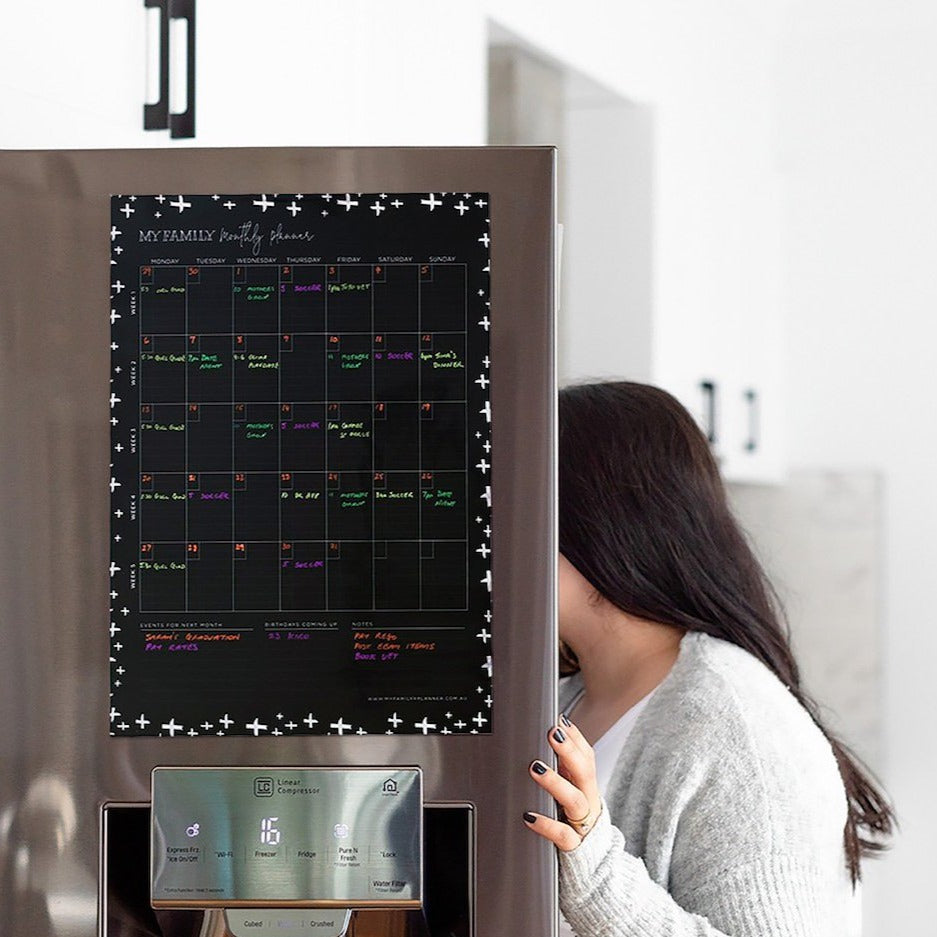 Magnetic Weekly Chalkboard Planner - Portrait