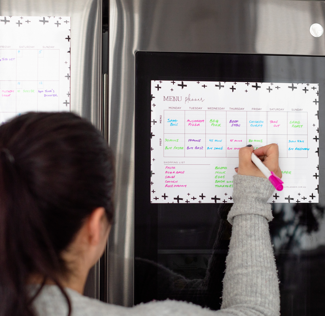 Magnetic Menu Planner