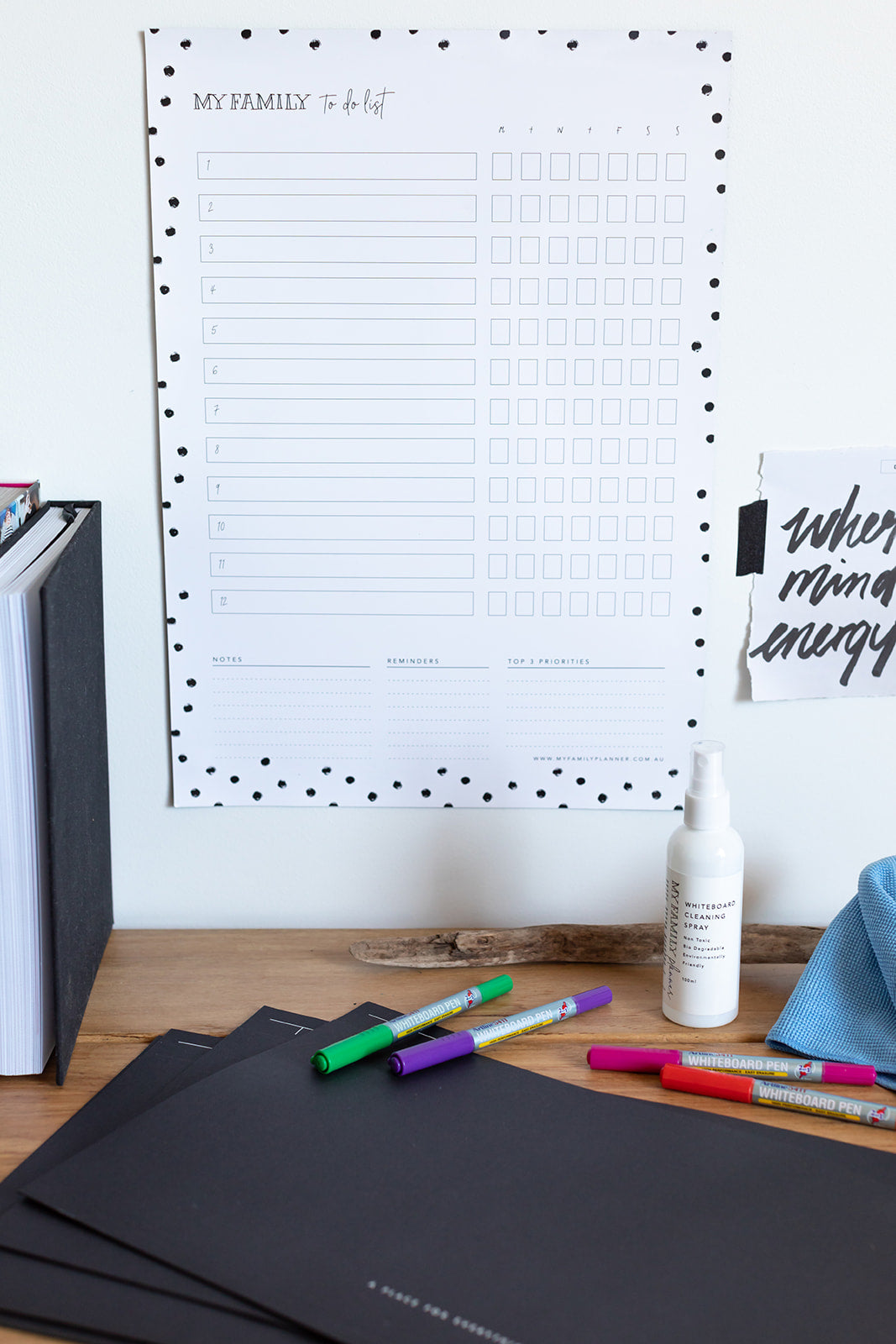 Magnetic To Do List - Family Bundle